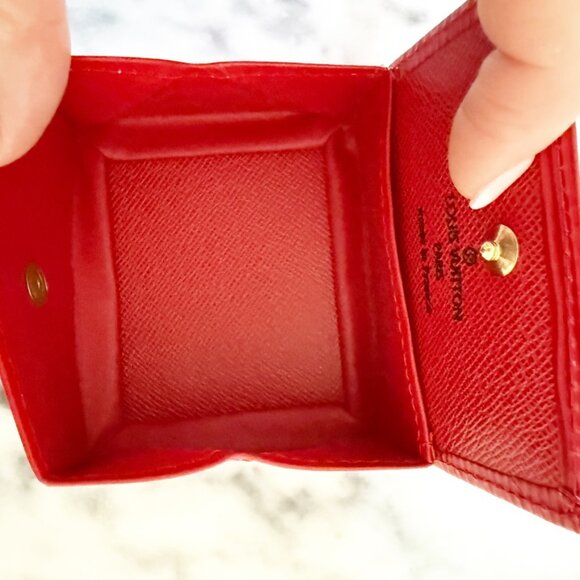 Louis Vuitton Red Epi Coin Pouch Wallet - Picture 3 of 6